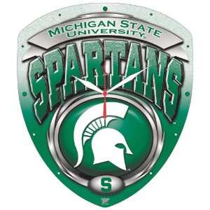    Michigan State Spartans Hi Def Wall Clock