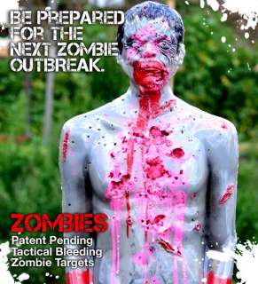 LifeSize Bleeding Zombie Tactical Target Silhouette  