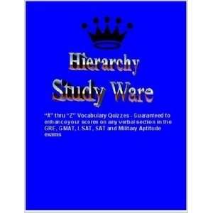 Hierarchy Study Ware A Through Z Vocabulary Quizzes 