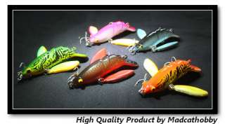 New 5 pieces lobster runner hard fishing lure freshwater lures 8g 