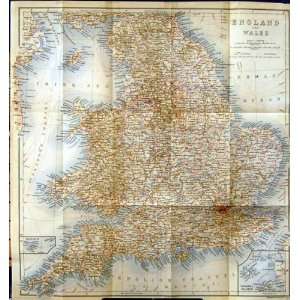  Map England Wales Channel Islands Scilly Isles Lands: Home 