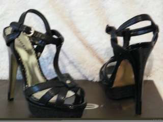 BEBE SHOES sandals platform BOOTS SUEDE Holly black 176041  
