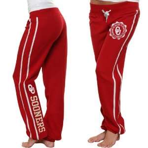 NCAA Oklahoma Sooners Ladies Crimson School Daze Pants:  