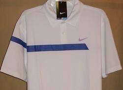 Nike Golf Dri Fit Hyperfuse Chest Stripe s/s polo Lg(100)  