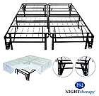 night therapy smart base steel bed frame foundation king size