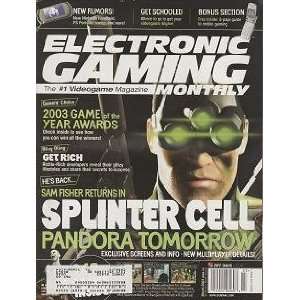  Electronic Gaming Monthly #176 March 2004 (Magazine) Ziff 