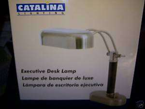 New Catalina Lighting Executive Desk Lamp Antique Brass  