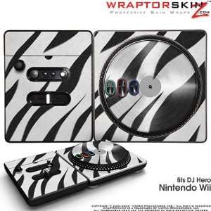  DJ Hero Skin Zebra Stripes fits Nintendo Wii DJ Heros (DJ HERO 
