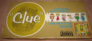 Clue Parker Brothers 1963 Detective Game 100% Complete  