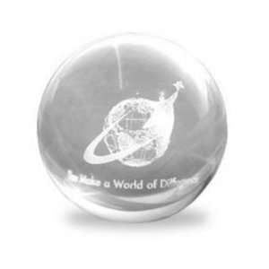  Mini Sphere Paperweight   You Make a World of Difference 