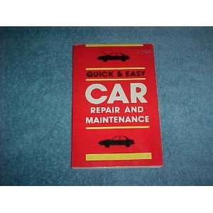  Quick and Easy Car Repair and Maintenance (Home Library 
