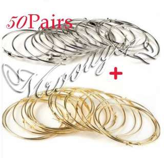   Fashion silver Gold Big Circle Basketball Wives Hoop Earrings 80mm