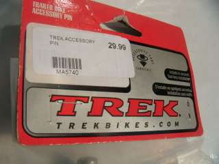 TREK Trailer Bike Accessory Pin   Part # 86540   NIB  