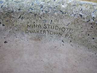 Pair of Nina Studio Quakertown, PA Concrete Planters  