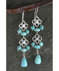 Turquoise Chandelier Earrings (USA)  