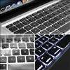 Black Rubberized see through Macbook Pro Hard Case Cover 13 with 