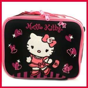 Hello Kitty  Lunch Box (Black & Pink)
