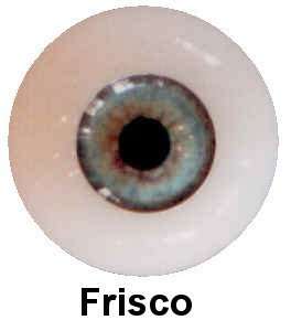 EyeCo Soft Glass Doll Eyes 17 MM Frisco  