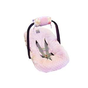   : Itzy Ritzy Wrap Arm Cushion Modern Floral and Pink Minky Dot: Baby