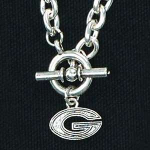 Georgia Bulldogs Chain Logo Bracelet NCAA College Athletics:  