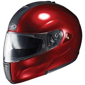  HJC IS MAX Solid Modular Helmet   Large/Wine: Automotive