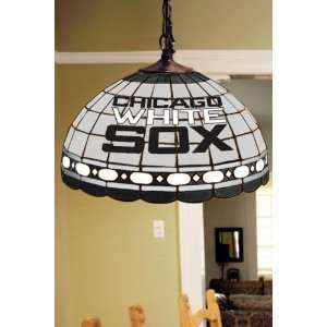 Team Logo Hanging Lamp 16hx16l Chicago Wht Sox
