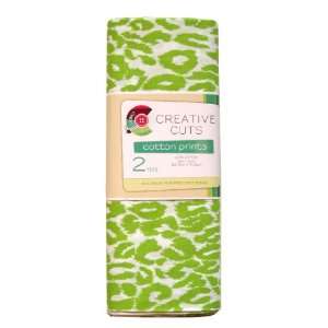  Creative Cuts Cotton 44 wide, 2 yard cut fabric, Lime 