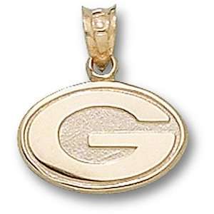  LogoArt Green Bay Packers 10kt Gold 3/8 Inch X 9/16 Inch 