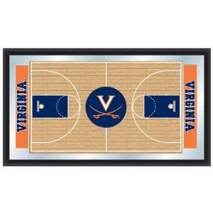   University of Virginia Cavaliers NCAA Basketball Mirrored Sign Sports