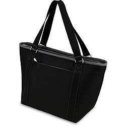 Picnic Time Topanga Black Large Insulated Shoulder Tote  Overstock 