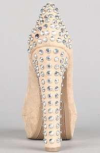 Gorgeous Jeweled Studded Heels Strike by Zigi Size 8  