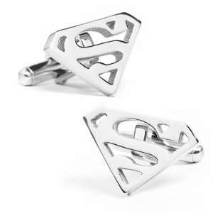  Stainless Steel Superman Cufflinks Jewelry