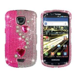 DIAMOND Pearl PINK Bling Cover for Samsung DROID CHARGE i510 