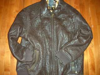 Mens brown leather Rocawear jackets size 2xl  