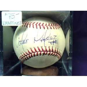 Victor Martinez Autographed Baseball?:  Sports & Outdoors