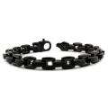 Stainless Steel Wire and Black Rubber Bracelet MSRP: $25 