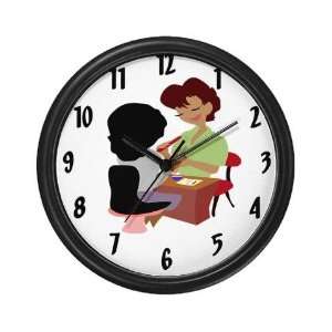  Nail Tech African american Wall Clock by 