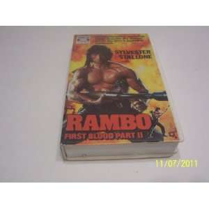  Rambo First Blood, Part II [VHS] Sylvester Stallone 