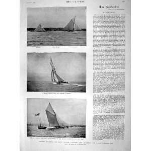  1894 Yachting Cowes Vigilant Britannia Challenge Cup