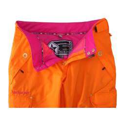   Womens Tracker Orange Cargo Snowboard Pants  