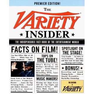  The Variety Insider (9780399525247) Peter Cowie Books