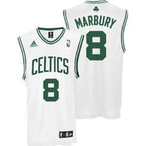  Stephon Marbury Jersey: adidas White Replica #8 Boston Celtics 