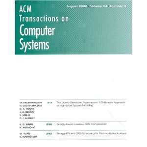 Acm Transactions on Computer Systems  Magazines