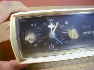Vintage Panasonic Clock Transistor Radio Mod Eames Atomic Mid Century 