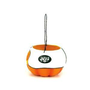  5.5 NFL New York Jets Halloween Pumpkin Trick or Treat 