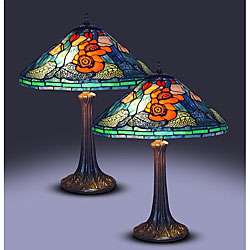 Tiffany style Water Lily Table Lamps (Set of 2)  Overstock