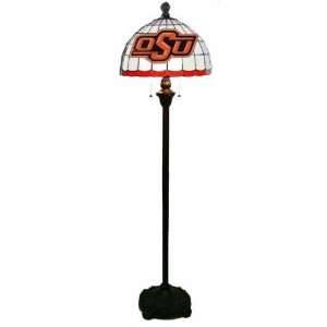   State OSU Cowboys Tiffany/Stained Glass Floor Lamp: Sports & Outdoors