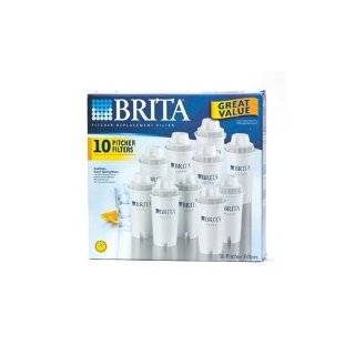   Water Filtration Pitcher, White Brita Grand 80 Ounce Water Filtration