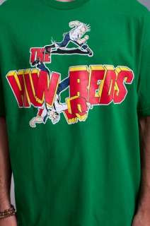 NEW MENS THE HUNDREDS LOGO HIP HOP GREEN OUCH TEE T SHIRT SIZE SMALL 