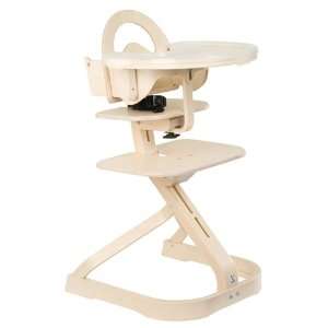   Wooden High Chair With Cushion   Free Shipping   Whitewash: Baby